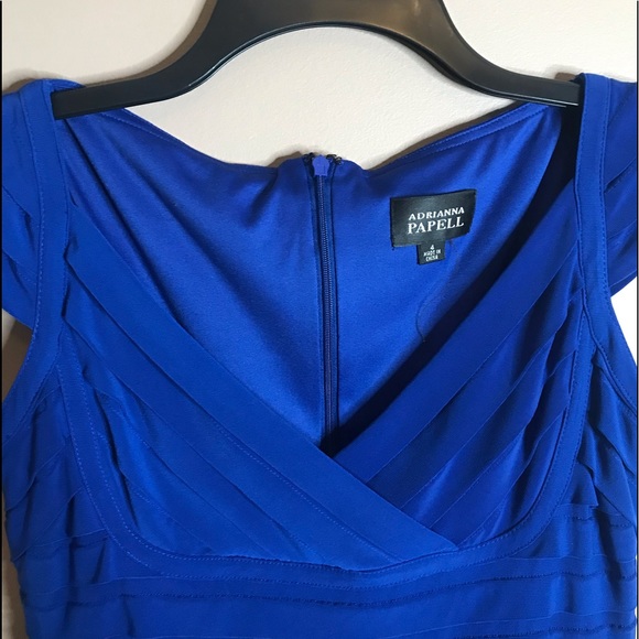 Royal blue dress - Picture 3 of 4